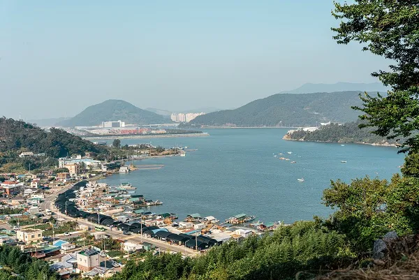 남파랑길 6코스 표지 사진