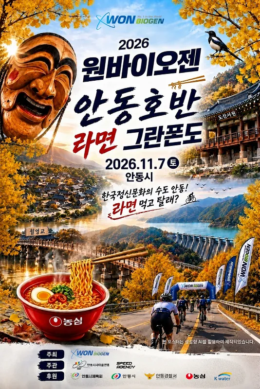 2026 안동호반 라면 그란폰도 코스 표지 사진
