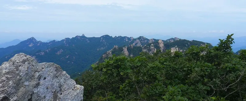 백두대간 속리산권 종주 4코스 표지 사진