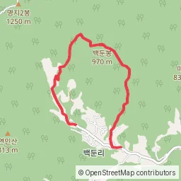 명지산 3코스 대표 사진