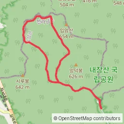 백암산 1코스 대표 사진