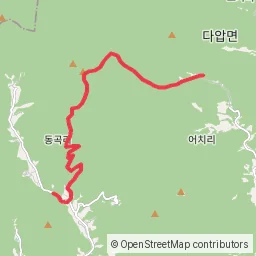 백운산(광양) 4코스 대표 사진
