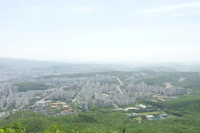 군포 수리산 임도 코스 표지 사진